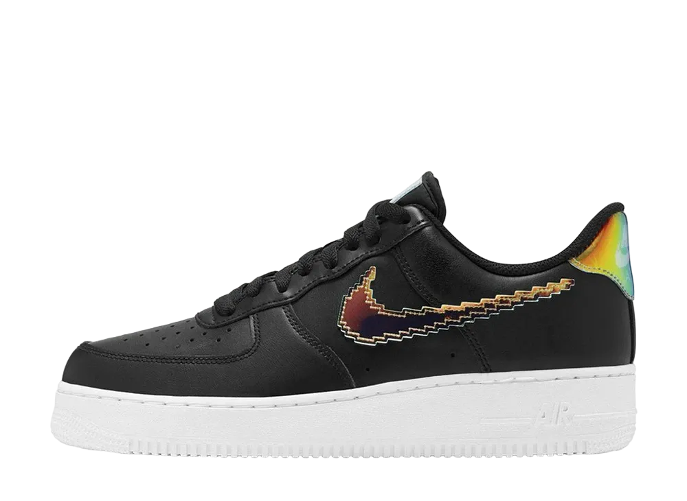 Nike Air Force 1 Low '07 LV8 Iridescent Pixel Swoosh "Black"