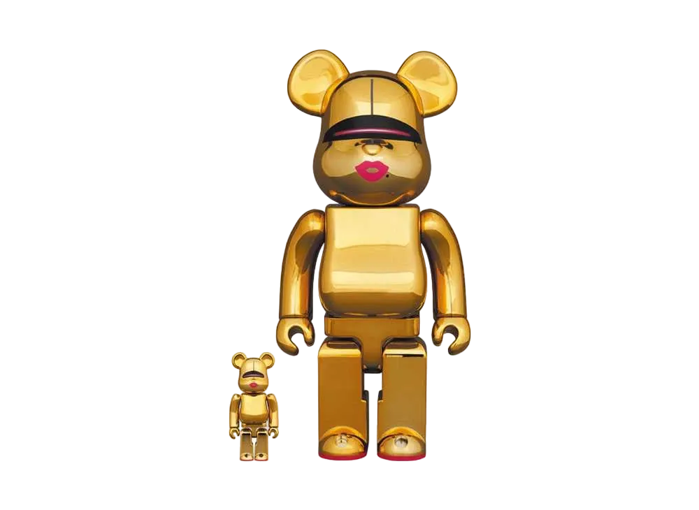 Bearbrick SORAYAMA × 2G GOLD Ver. 100% & 400%
