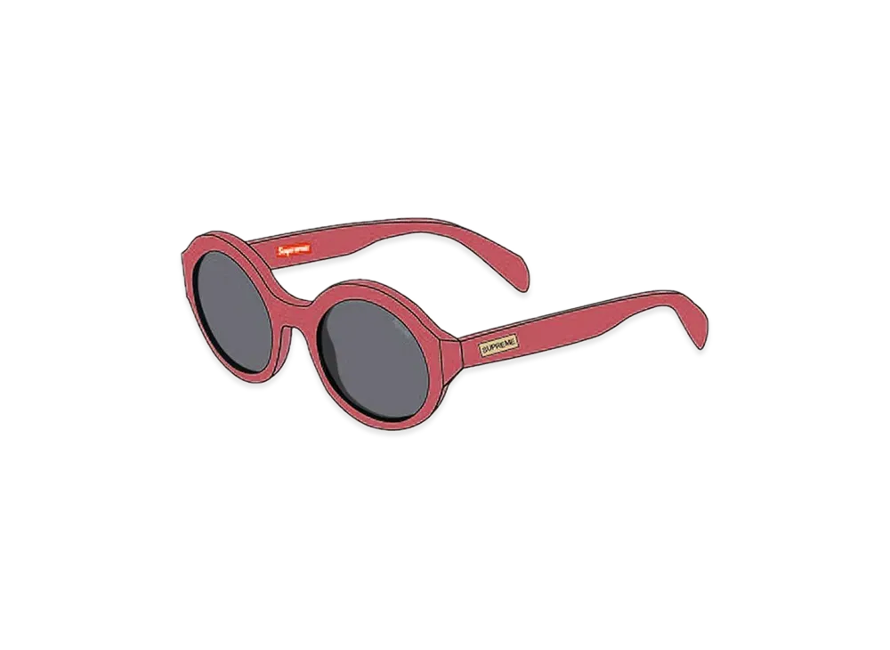 Supreme Downtown Sunglasses "Red"