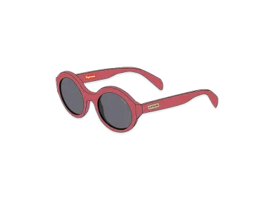Supreme Downtown Sunglasses "Red"