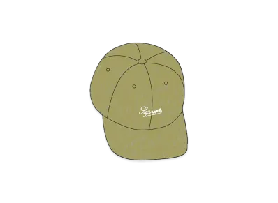 Supreme Warp Jacquard Logos Denim 6-Panel "Sage"