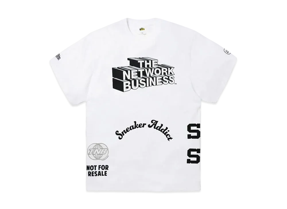 SNKRDUNK × THE NETWORK BUSINESS Tee "WHITE"