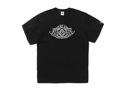 SNKRDUNK × THE NETWORK BUSINESS Tee "SNEAKER ADDICT BLACK"