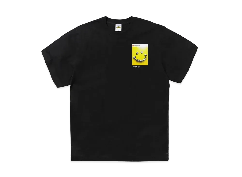 SNKRDUNK × THE NETWORK BUSINESS × RED SPIDER KICKS Tee SMILE "BLACK"