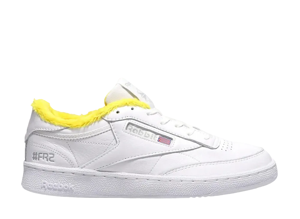FR2 × Reebok Club C 85 "White/Yellow"