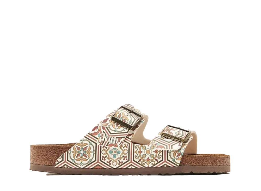 KITH × BIRKENSTOCK Women's Arizona Birko Flor Soft Footbed "Copper Medallion"