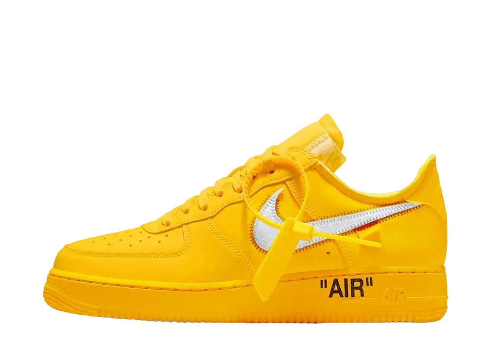 Off-White × Nike Air Force 1 Low "University Gold"