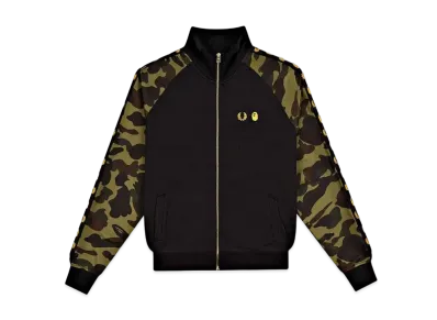 A BATHING APE FRED PERRY TRACK JACKET "Camo"