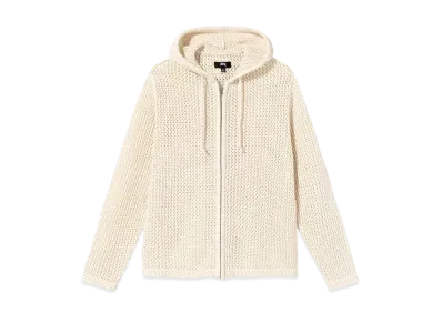 Stussy MESH ZIP HOOD "Natural"
