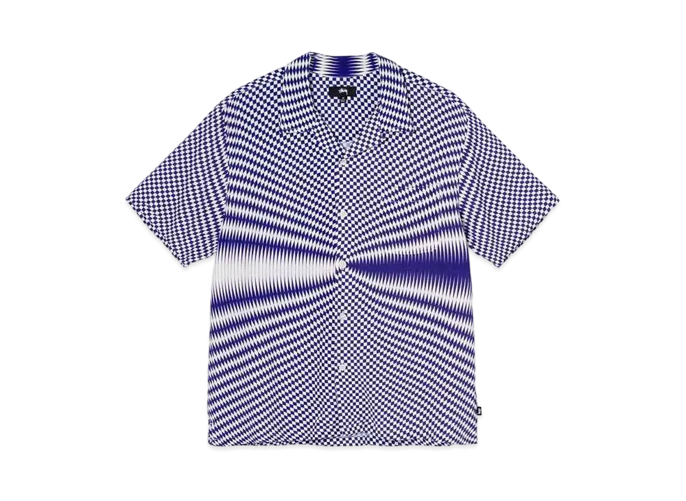 Stussy PSYCHEDELIC CHECK SHIRT "Blue"