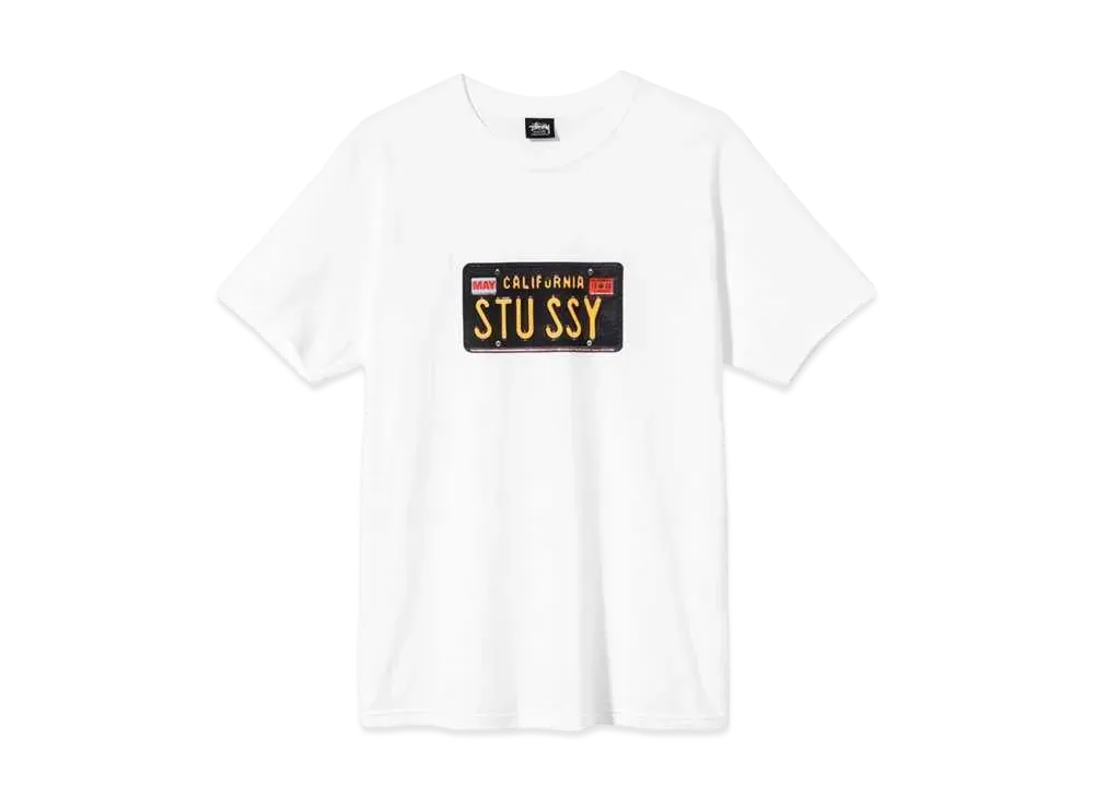 Stussy LICENSE PLATE TEE 
