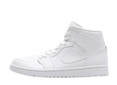 ナイキ エアジョーダン1 ミッド "トリプル ホワイト (2020)"
