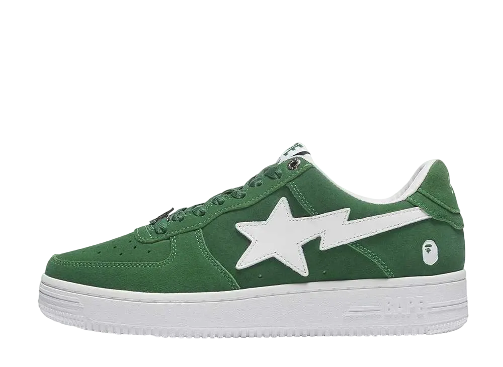 A BATHING APE®︎ BAPE STA Suede Pack "Green"