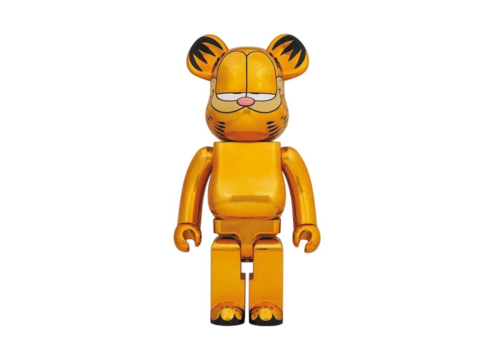 Bearbrick GARFIELD GOLD CHROME Ver. 1000%