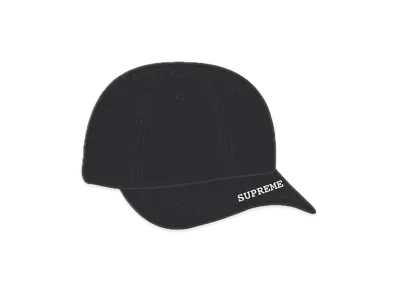 Supreme Visor Logo 6-Panel "Black"