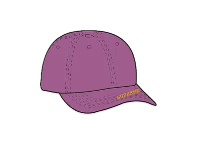 Supreme Visor Logo 6-Panel "Purple"