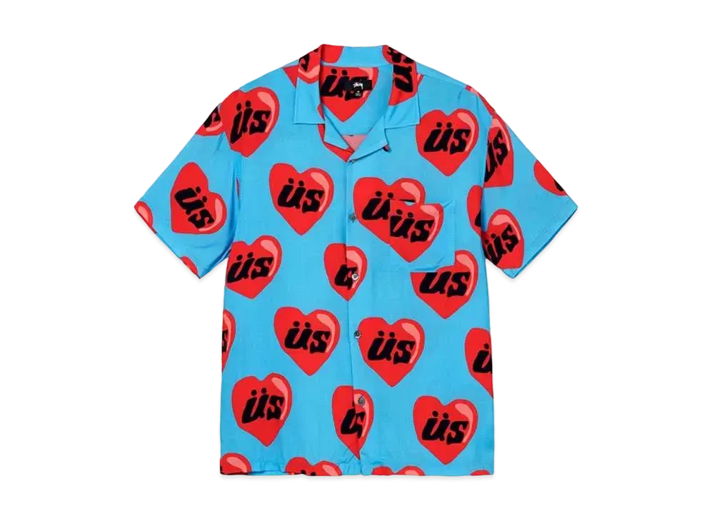 Stussy CPFM HEART SHIRT "Blue"