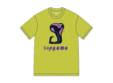 Supreme Snake Tee "Bright Green"