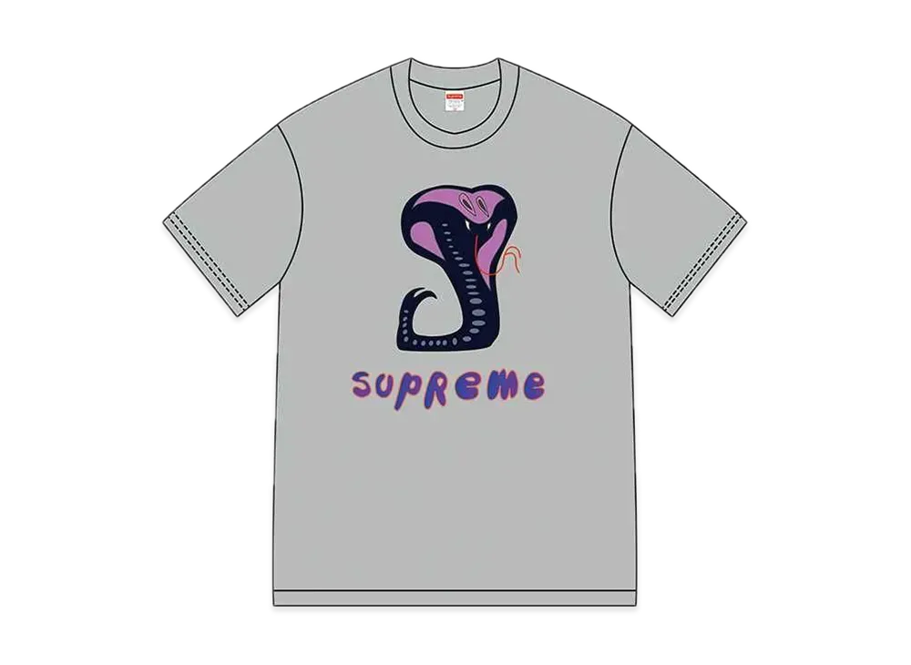 Supreme Snake Tee "Grey"