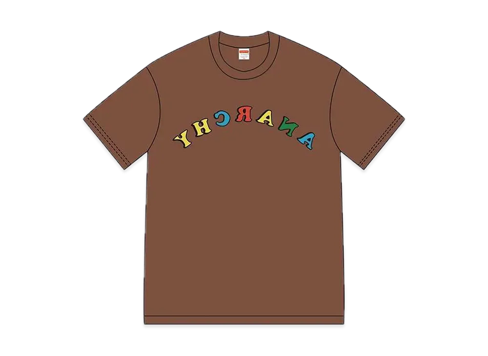Supreme Jamie Reid Anarchy Tee "Brown"