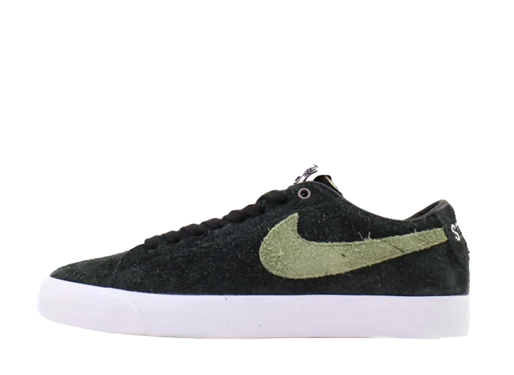 Stussy × Nike SB Blazer Low "Black/Palm Green"