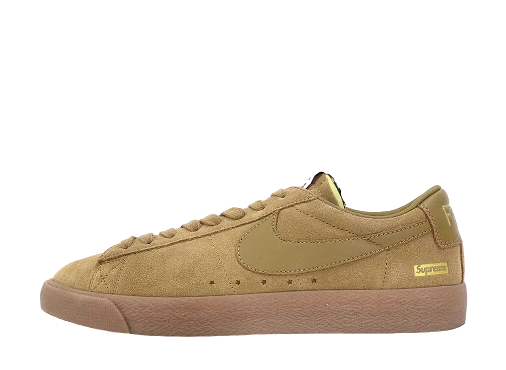 Supreme × Nike SB Blazer Low GT "Golden Beige"