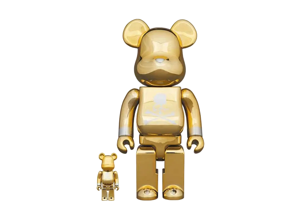 Bearbrick mastermind JAPAN GOLD 100% & 400%