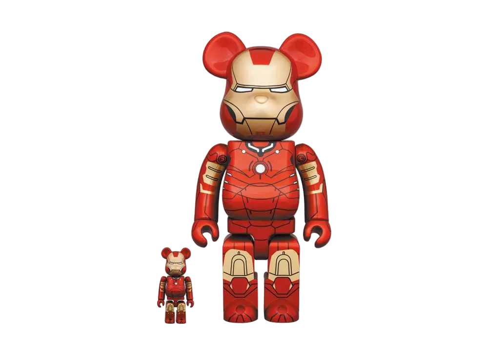 Bearbrick IRON MAN MARK III 100% & 400%