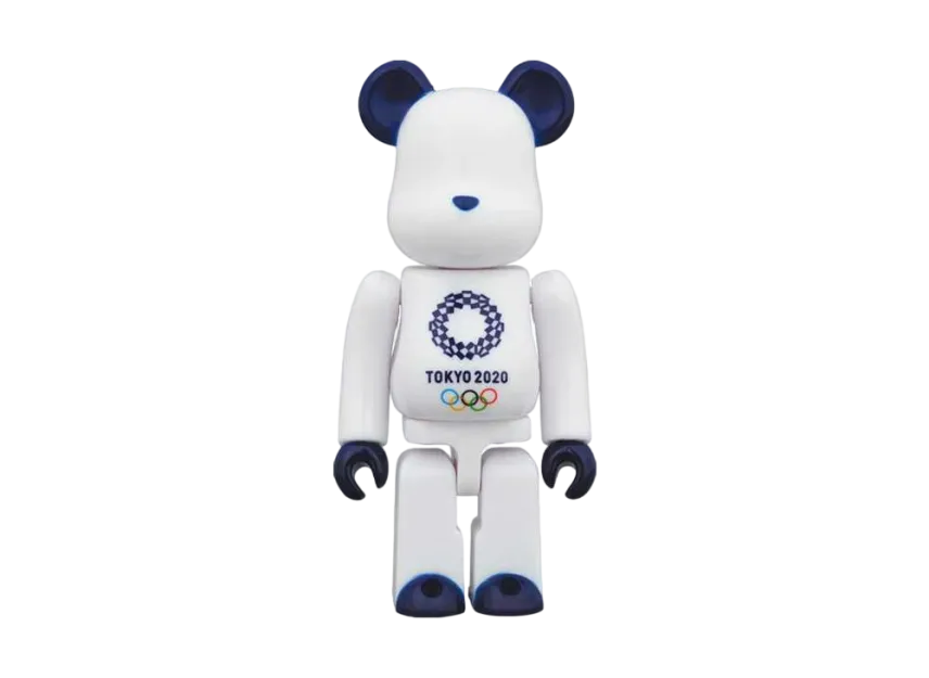 ベアブリック 東京2020オリンピックエンブレム 100%のフィギュア ベアブリック 東京2020オリンピックエンブレム 100%のフィギュア
