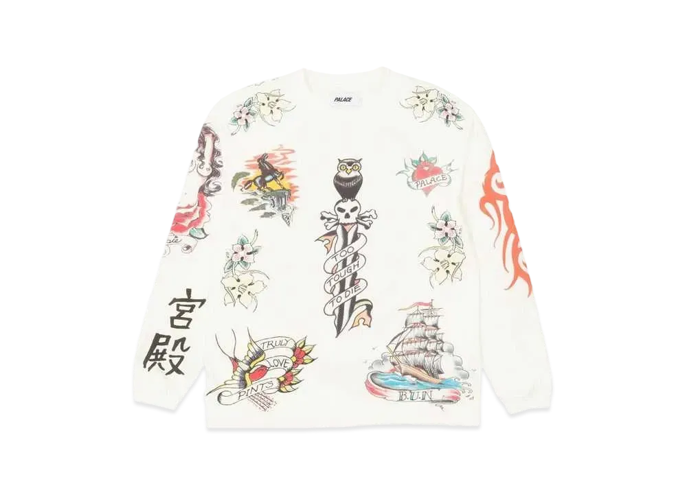 PALACE Inky Longsleeve "White"