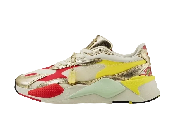 ハリボー × プーマ コレクション RS-X3 "ハリボー ゴールド/イエロー/レッド"