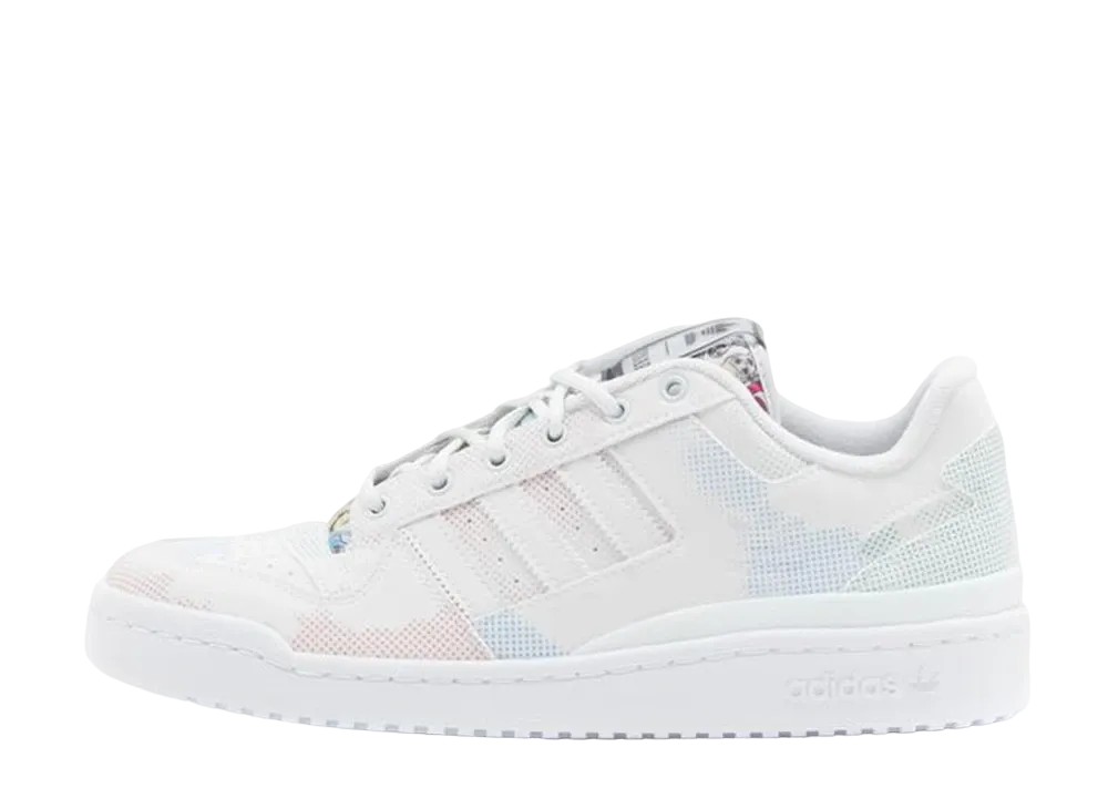 Dsiney PIXAR × adidas Forum Low "Foot Wear White/Scarlet"