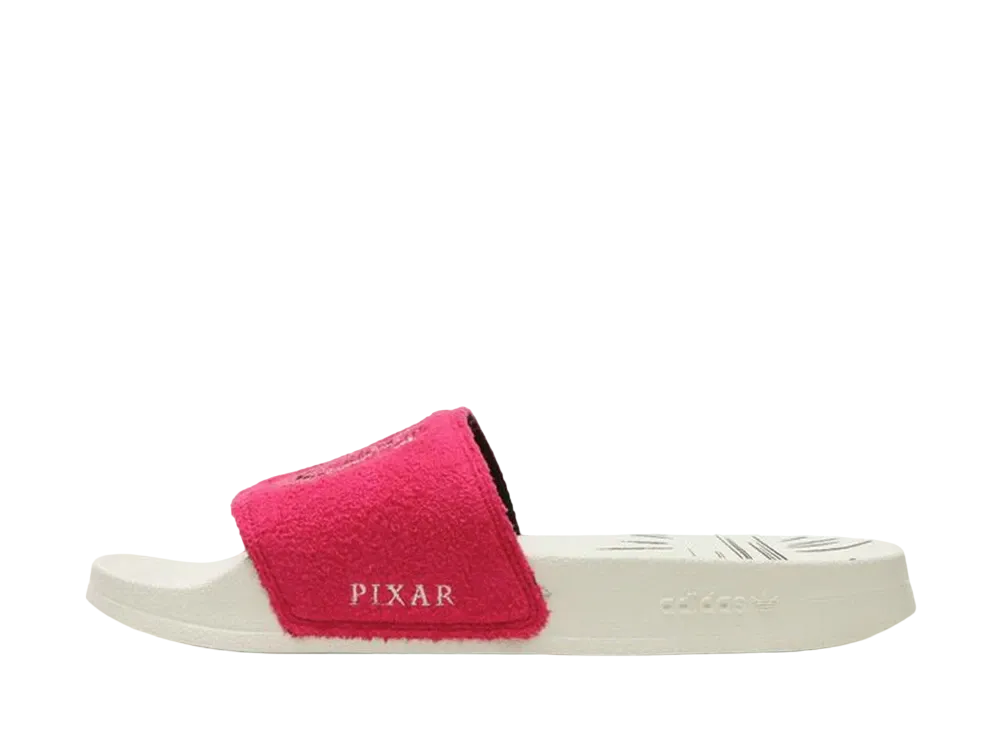 Dsiney PIXAR × adidas Adilette Lite Slide "White Tint/Bold Pink/Bold Gold"