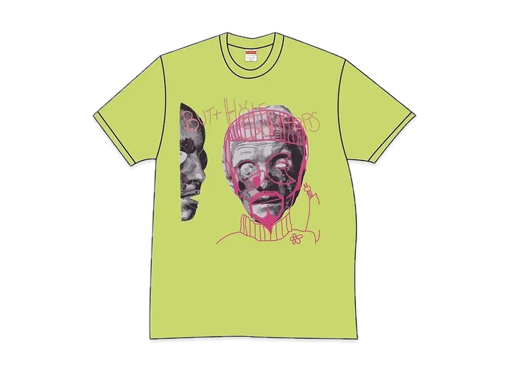 シュプリーム バットホール サーファーズ サイキク Tシャツ "ネオン グリーン"