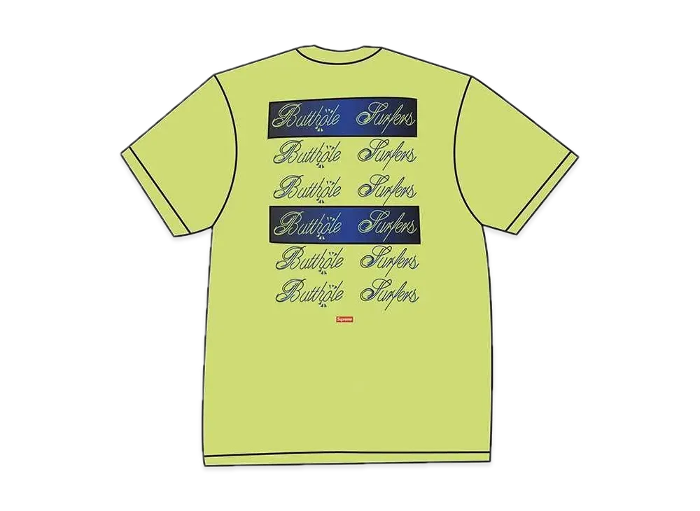 Supreme / Butthole Surfers Tee "Neon Green"