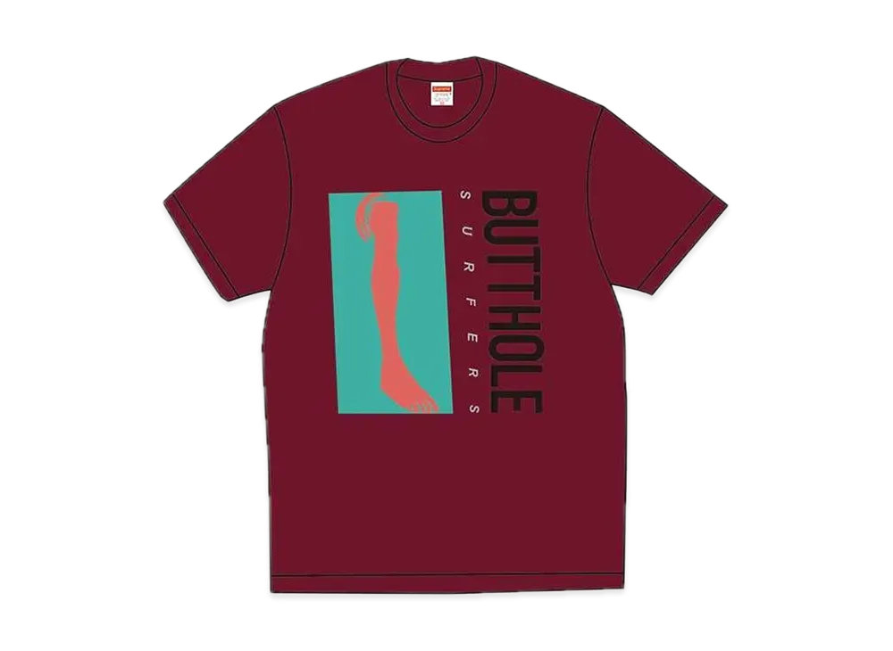 Supreme / Butthole Surfers Leg Tee "Dark Magenta"