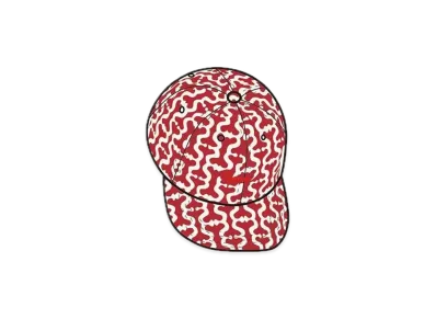 Supreme Monogram S Logo 6-Panel "Red Monogram"