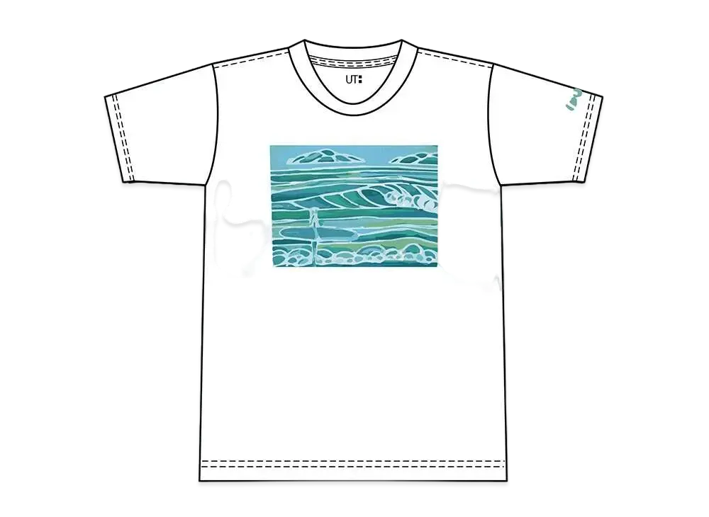 Uniqlo Heather Brown UT Graphic T-Shirt "Off White"