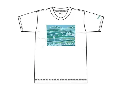 Uniqlo Heather Brown UT Graphic T-Shirt "Off White"