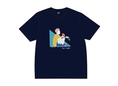 Uniqlo TV Anime 呪術廻戦 UT Graphic T-Shirt 虎杖 悠仁 "Navy"