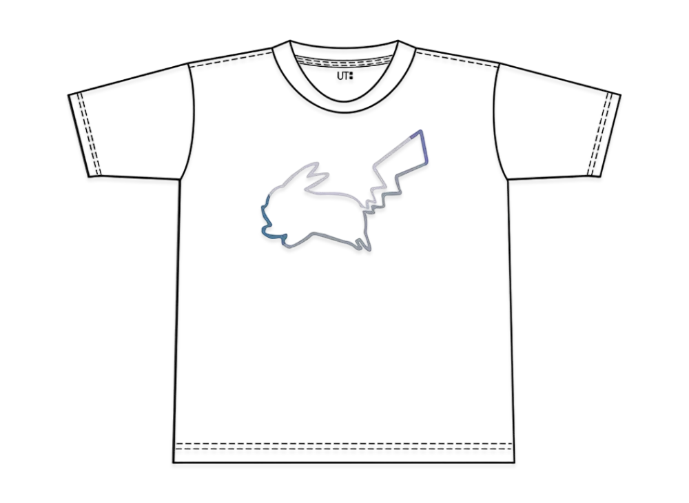 Uniqlo Women Pokemon All Stars UT Graphic T-Shirt Pikachu "White"