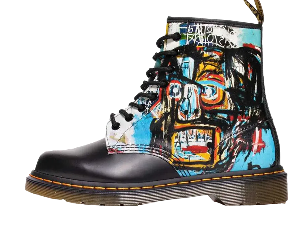 BASQUIAT × Dr.Martens 1460 II 8EYE SHOE "Black"