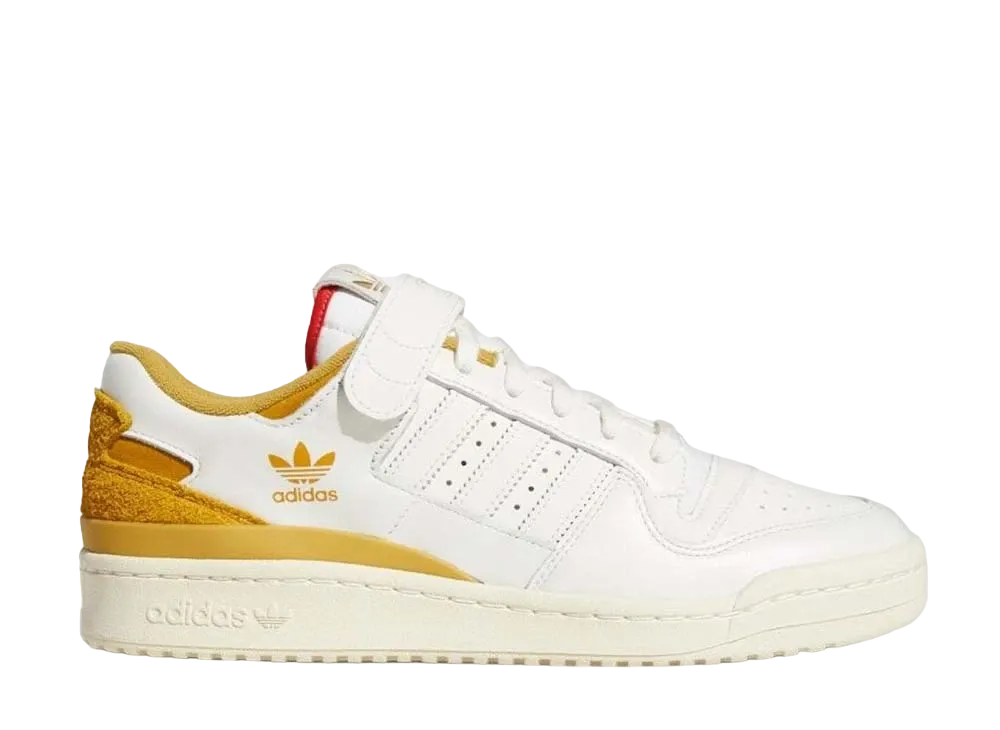 adidas FORUM 84 LOW "CREAM WHITE / VICTRY GOLD / RED"