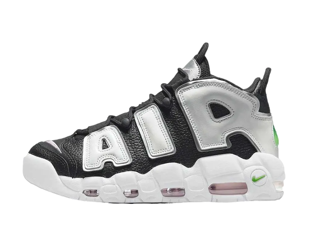 NIKE AIR MORE UPTEMPO "BLACK/SILVER"
