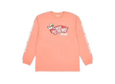 PALACE Vans Duck Out Longsleeve "Fusion Coral"