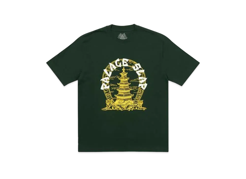 PALACE Slap Pagoda T-shirt "Dark Green"