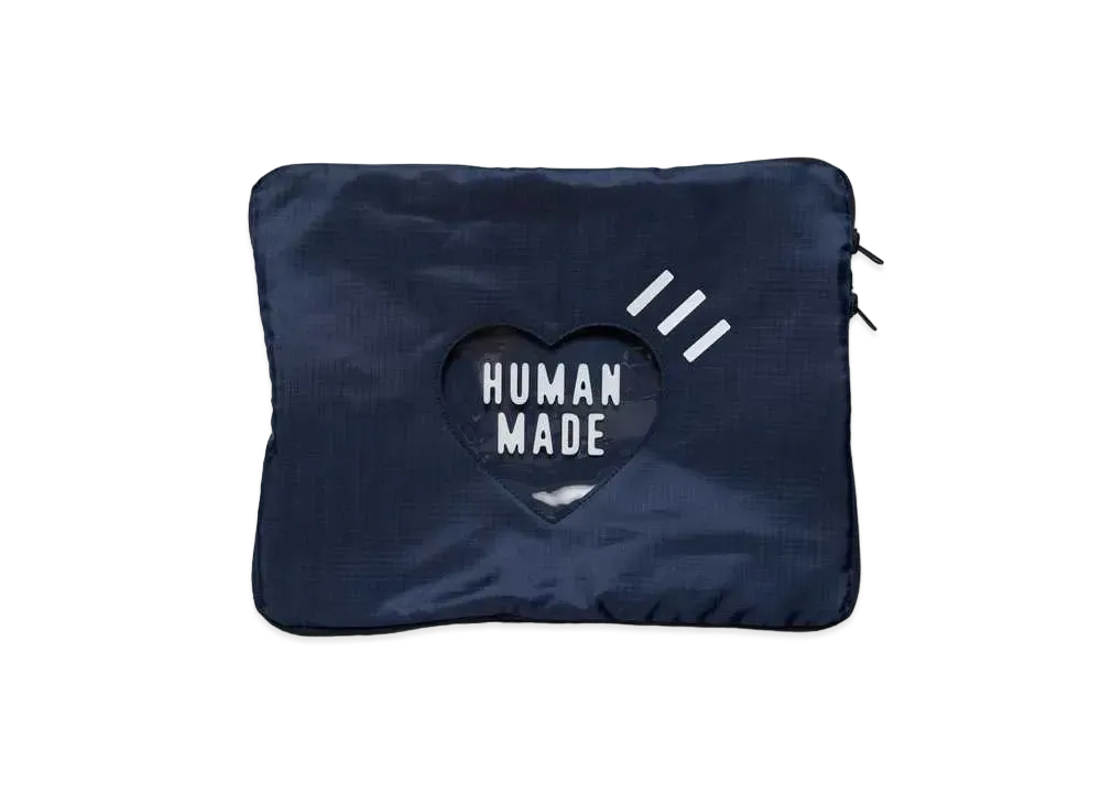 HUMAN MADE TRAVEL CASE LARGE "Navy"