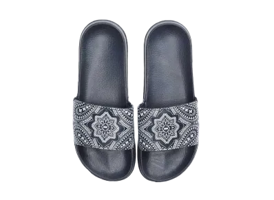 KITH Bandana Paisley Beach Slides “Nocturnal”