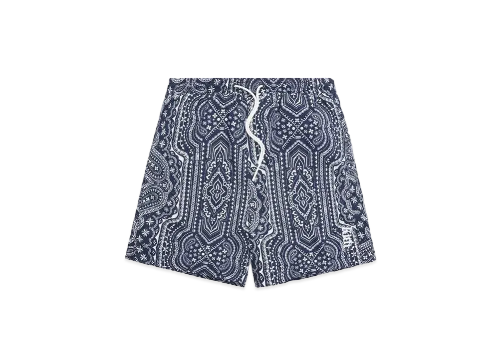 Kith Bandana Paisley Swim Short "Nocturnal"
