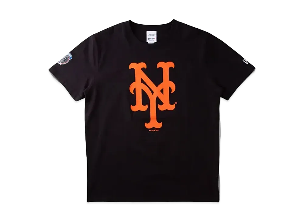 New Era × Awake × New York Mets Subway Series Short Sleeve T-Shirt "Black"